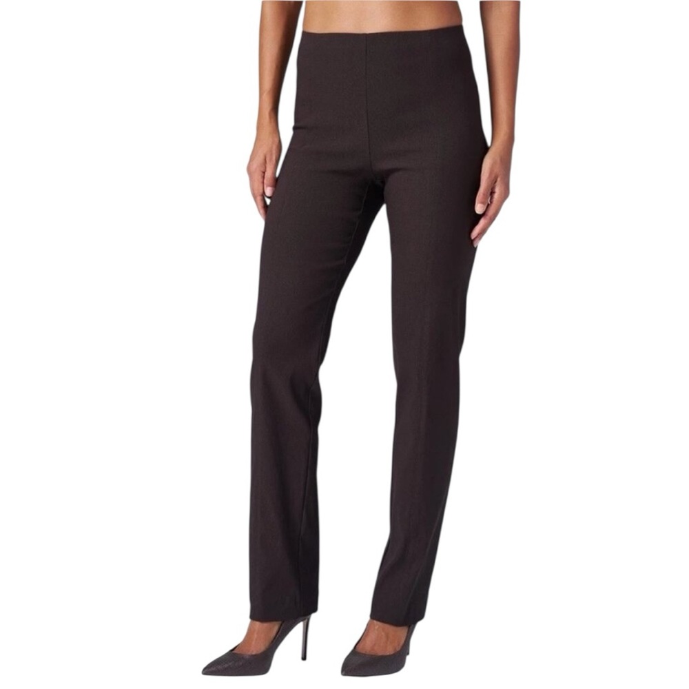 Franne Golde Brown Stretch Flattering Pants 8